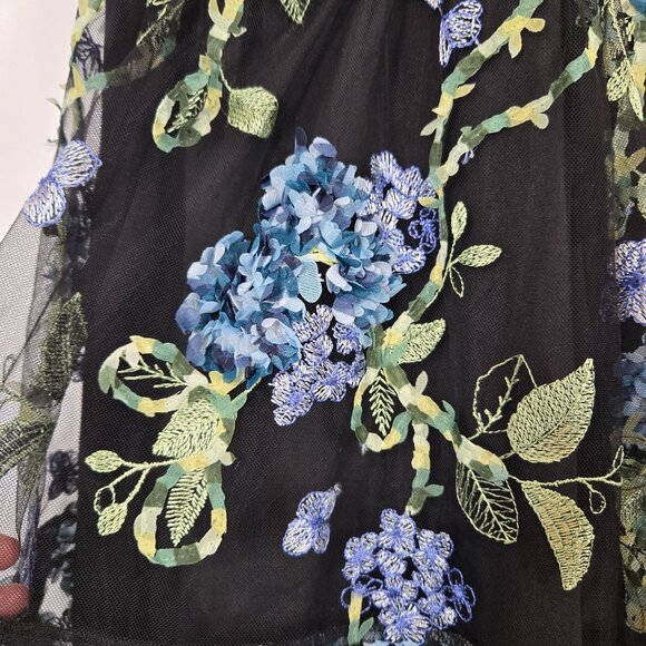 Dress the Population Paulette Floral Midi Dress Women's Size XS Extra Small NEW - Picture 5 of 12